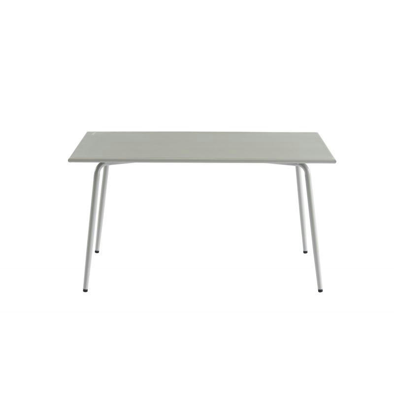 PANTONE - Table de jardin coloris gris glacier 140x80 cm
