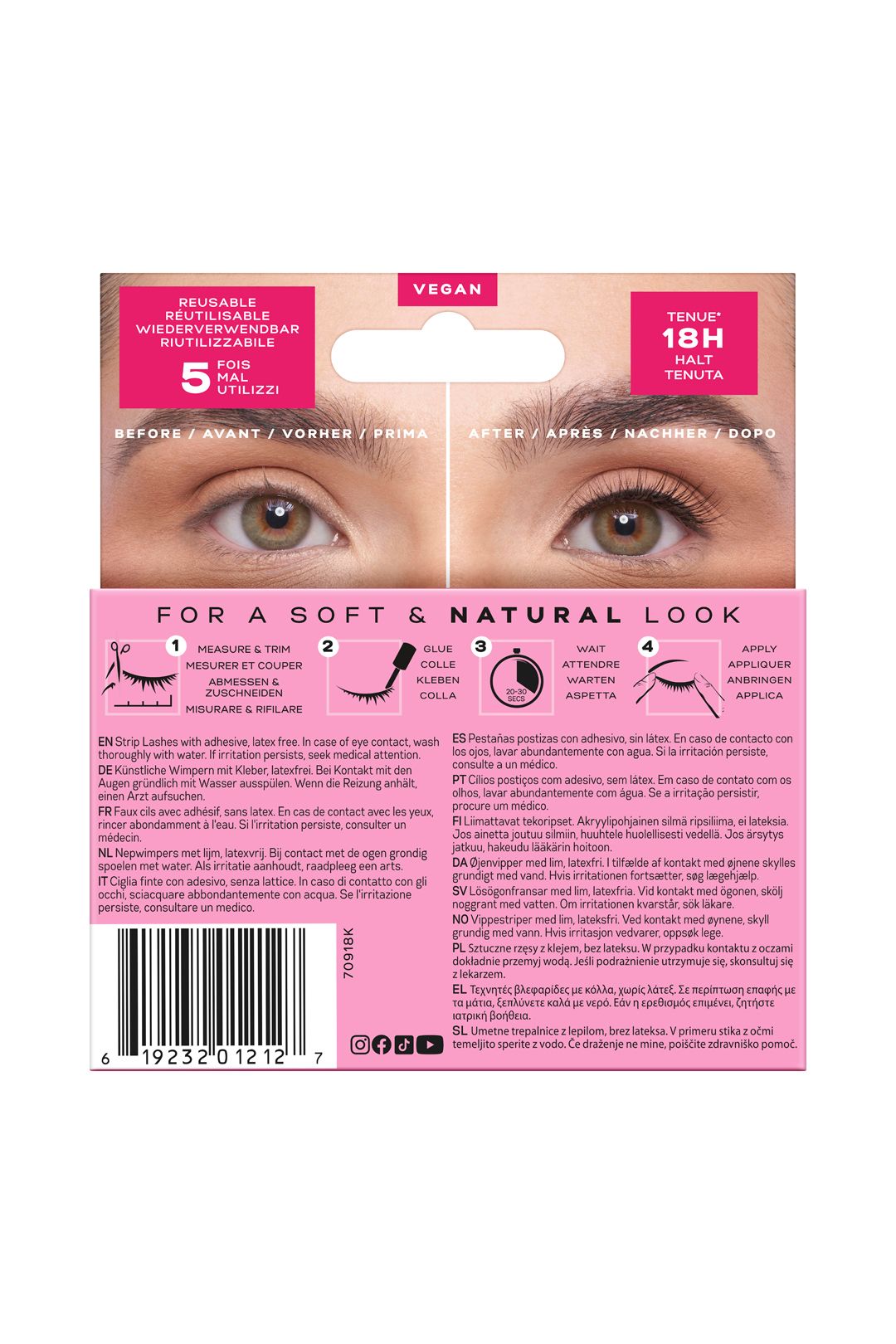 Eylure Naturals Lashes No.039 15g