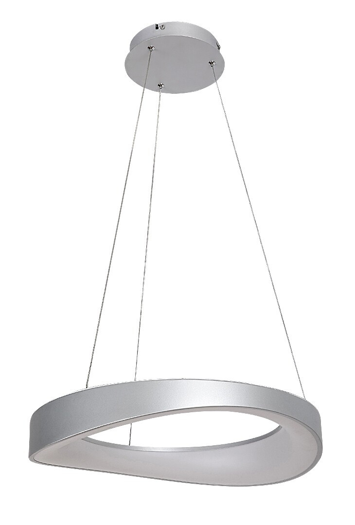 Lampa wisząca ILIANA srebrno-biała LED 56W 3000K 3380lm IP20 Rabalux