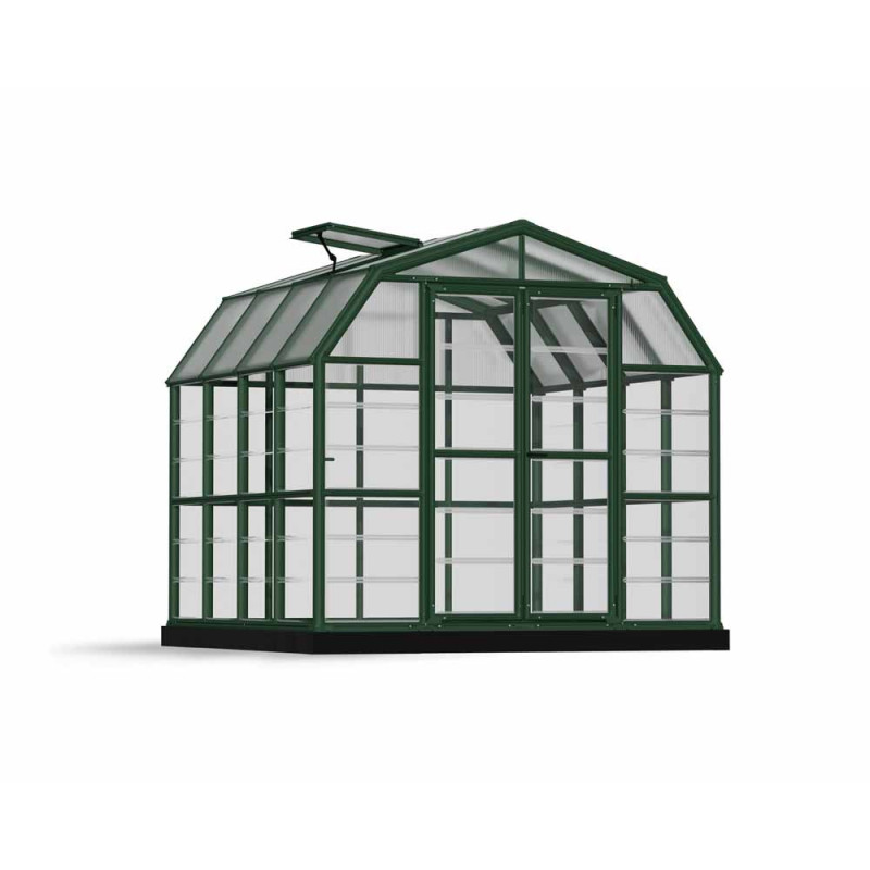 Serre en polycarbonate Grand Gardener verte 5,9 m² CANOPIA