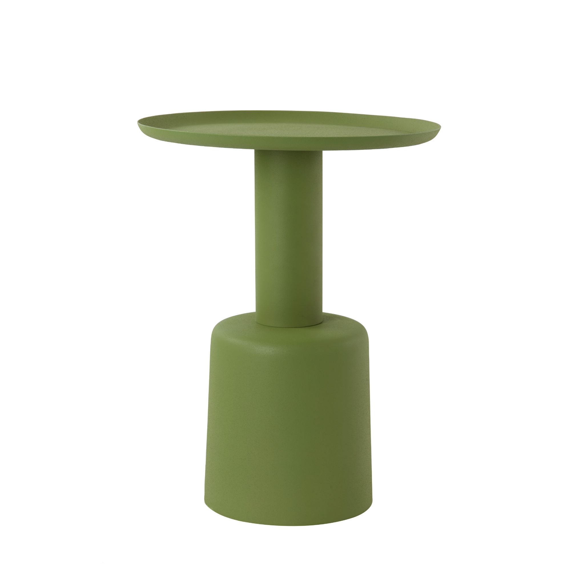Light & Living bijzettafel Milaki - groen - Ø39cm