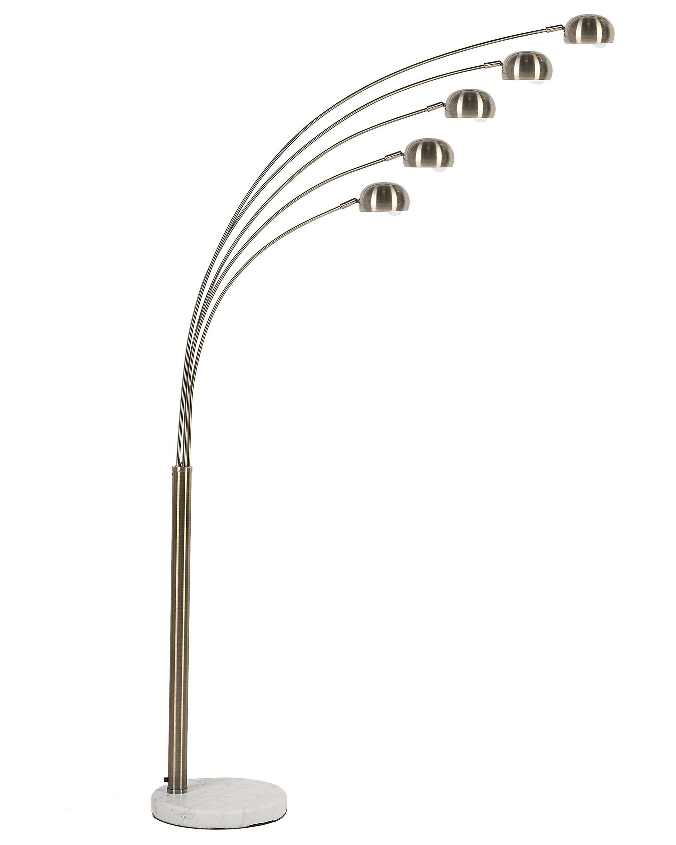 Lampa podłogowa stojąca 5-punktowa złota
