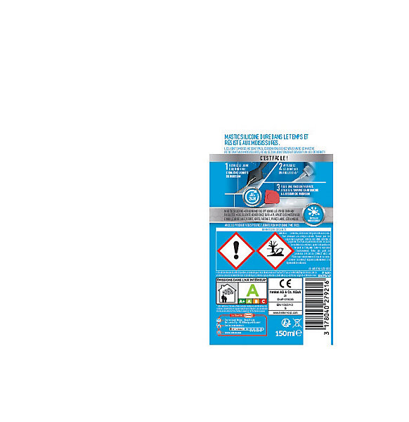 Mastic Rubson Sanitaire Je Jointe transparent tube 150ml