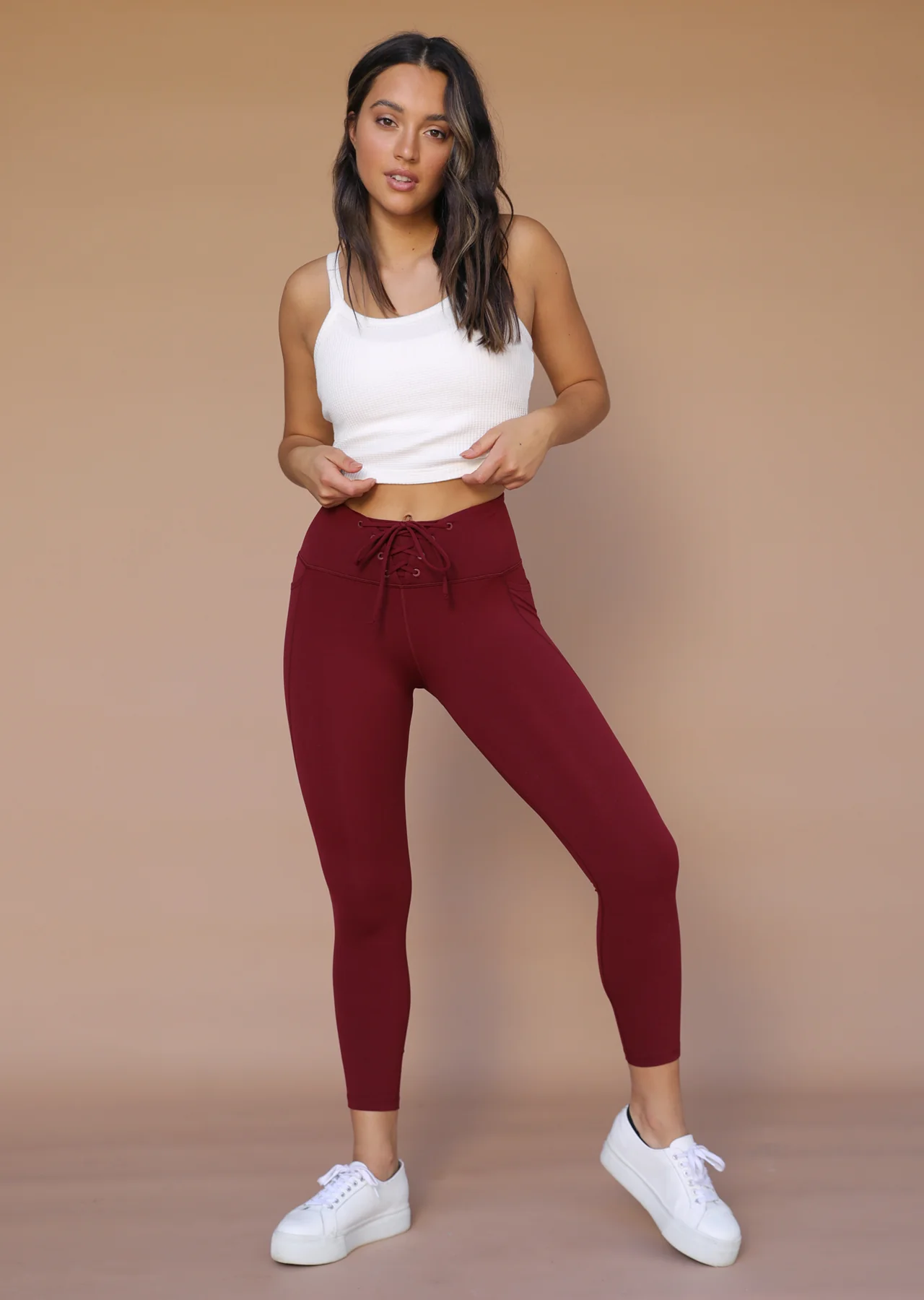 Lace Up Ankle Biter Leggings