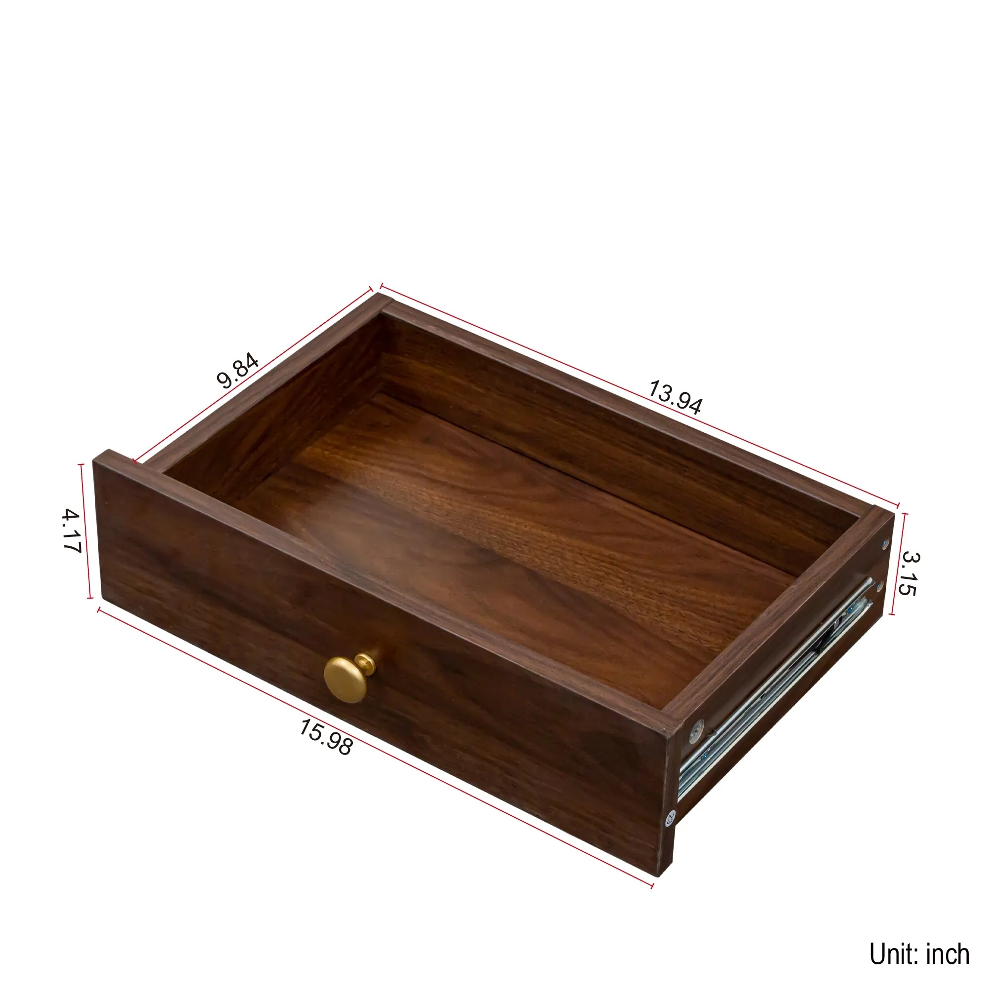 Fold-Out Convertible Writing Table, Desk Cabinet with shelf and drawer