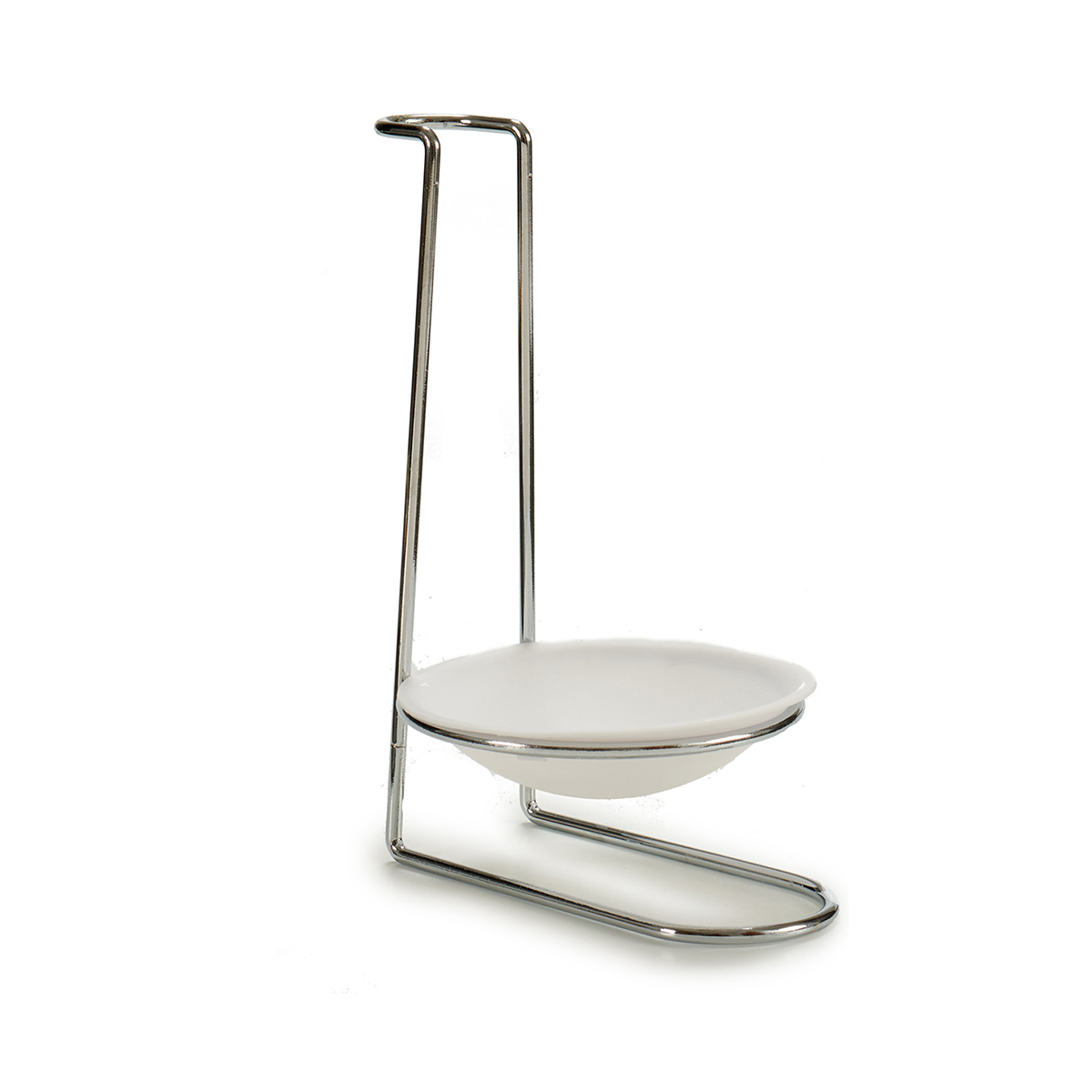 Suporte para colher de cozinha branco