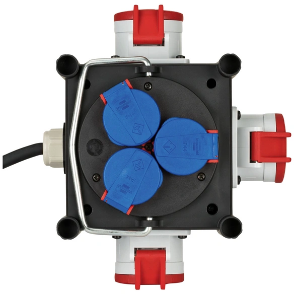 Stromverteiler »BSV 3 LS E/16 2 IP44«, 6-fach, Kabellänge: 1 m, IP44