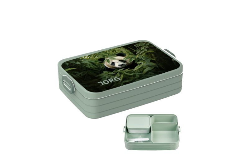 Ontwerp je eigen Bento lunchbox Take a Break large - Panda