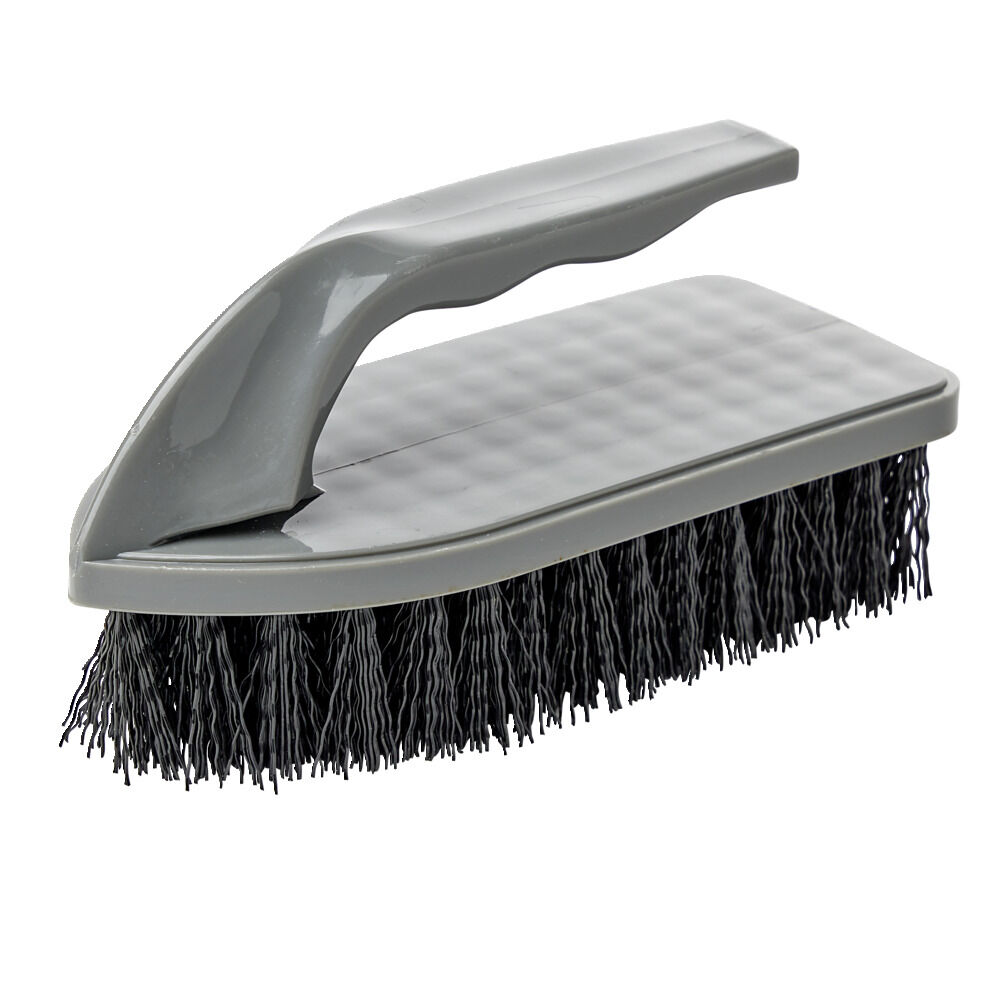 Brosse de nettoyage verte avec poignée 15x8xH6cm