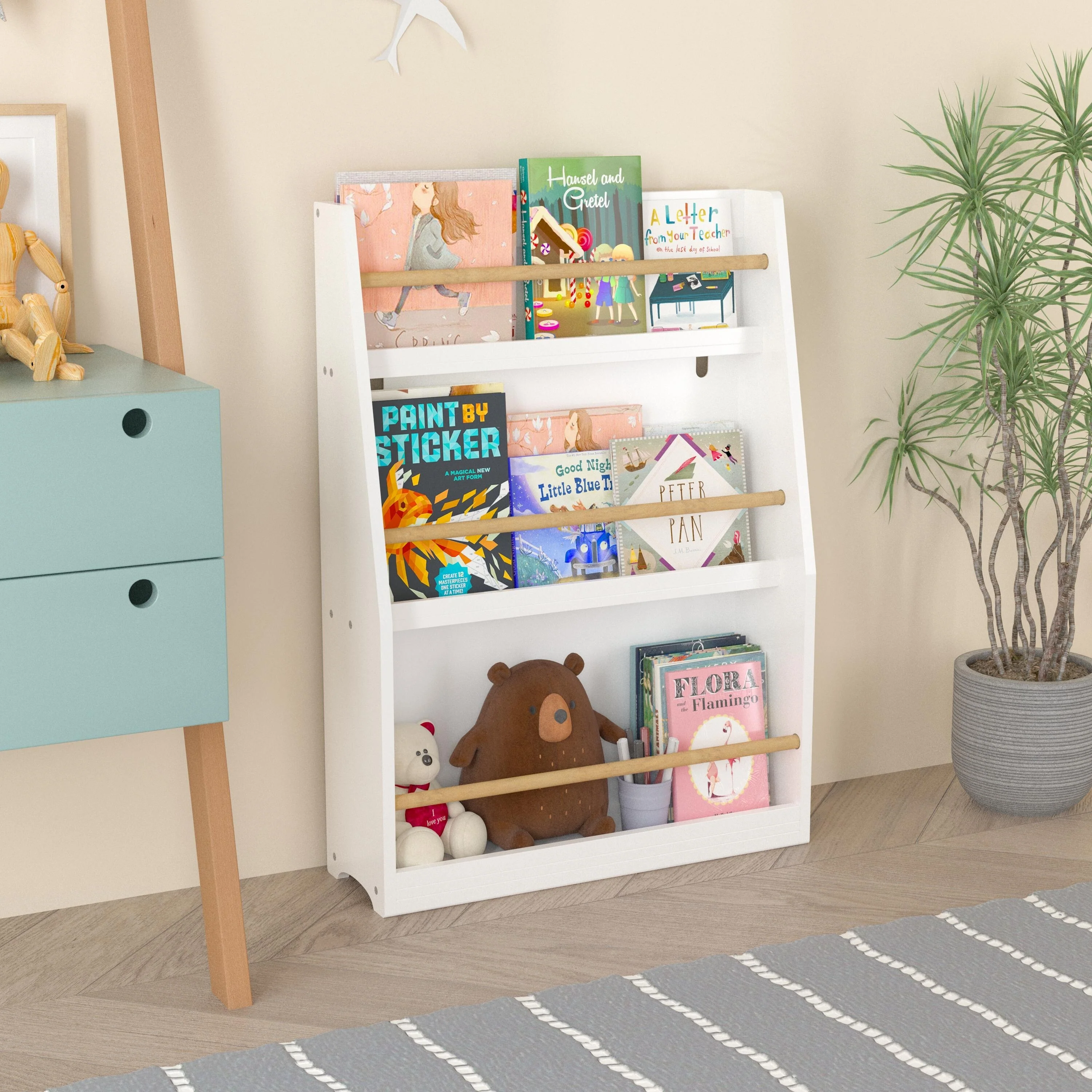 3 Tier Kids Book Shelf
