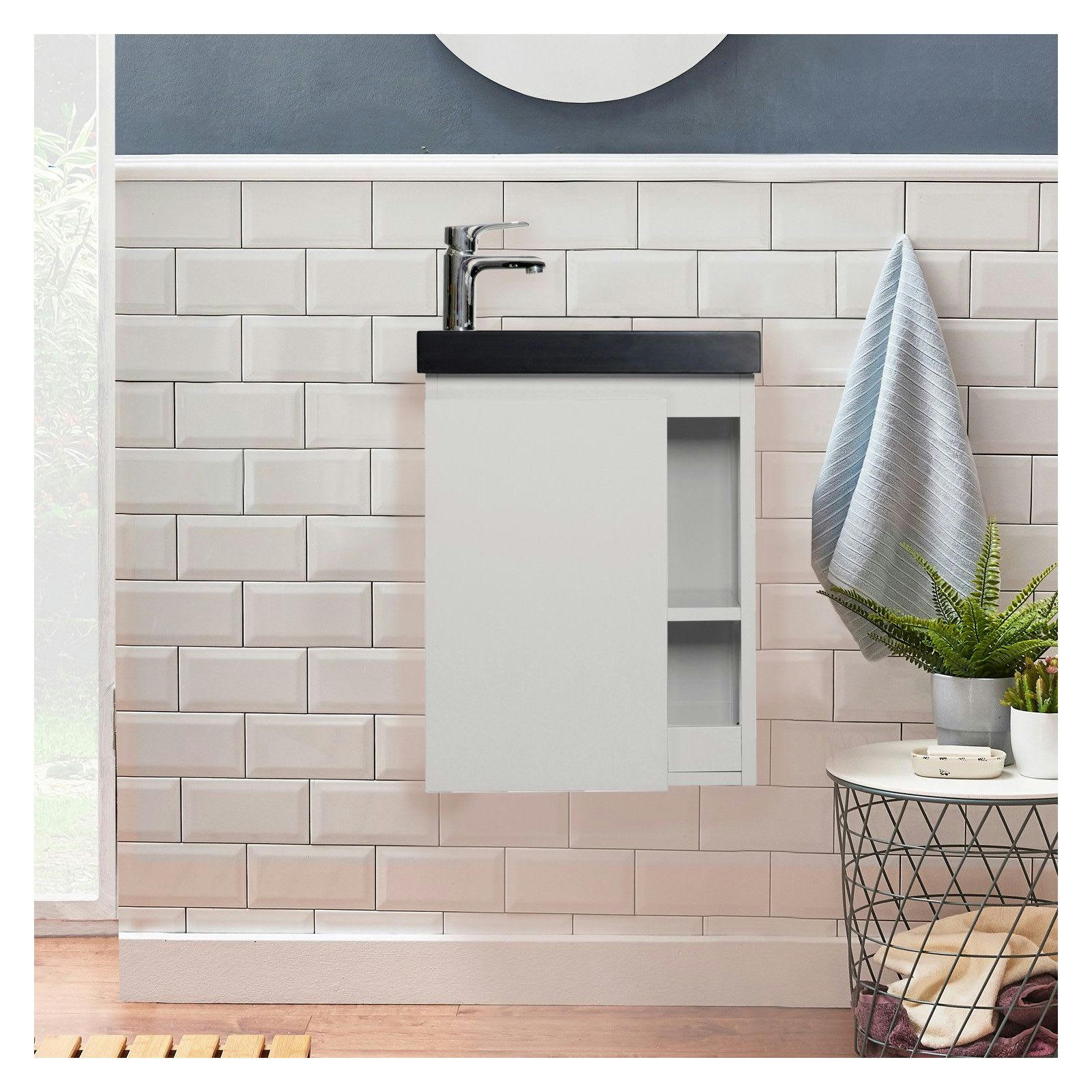 HAMPTON - Meuble lave-mains  Blanc