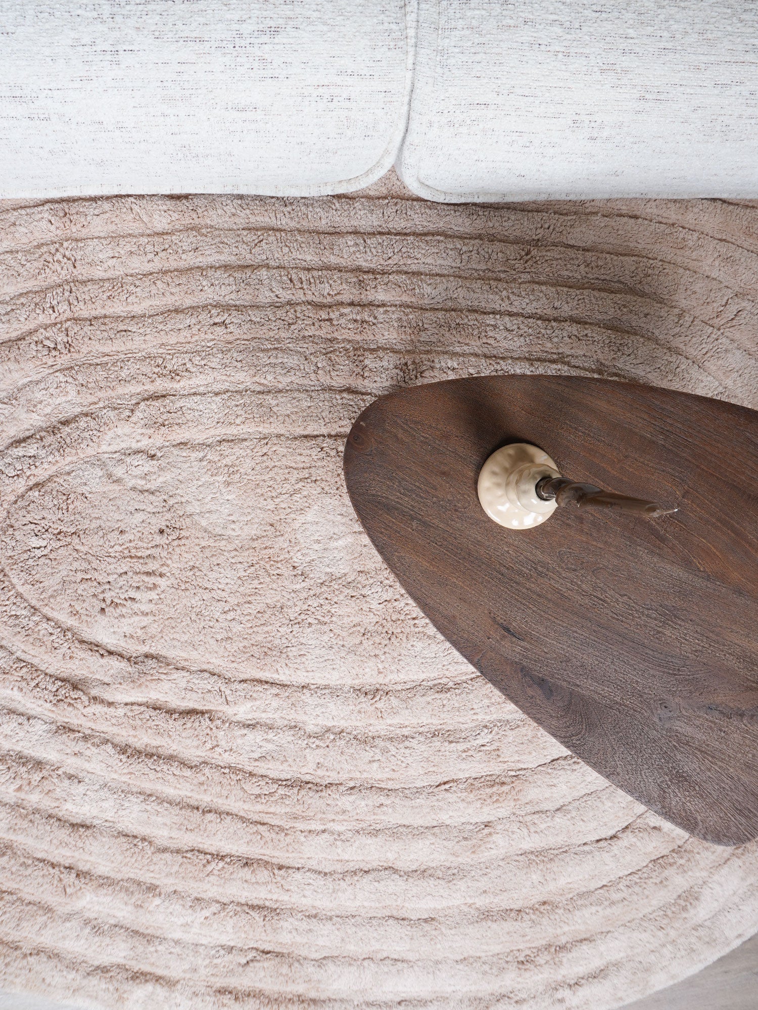 Veer Carpets - Wasbaar Vloerkleed Oliver - Beige 140 x 200 cm