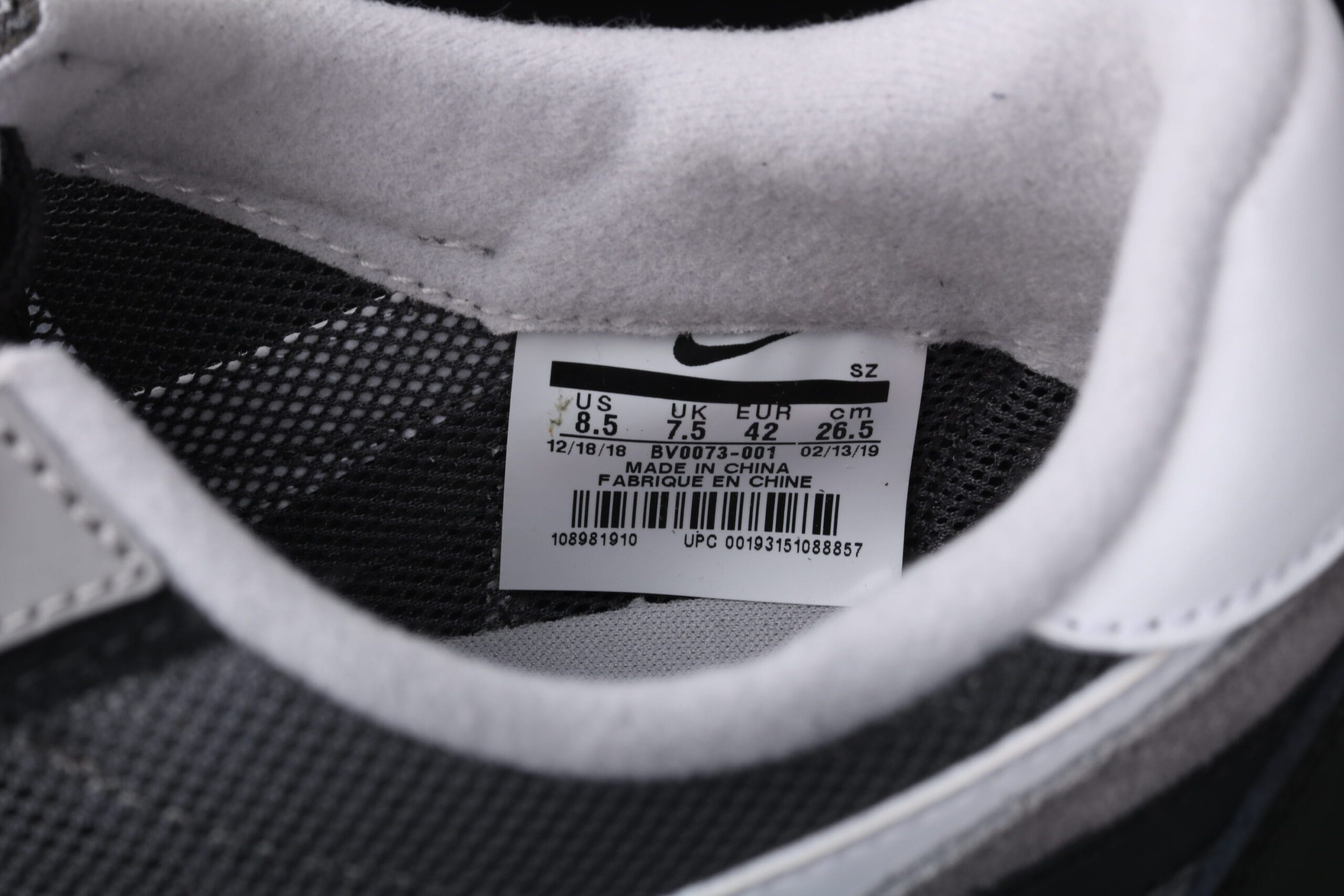 Sacai x Nike LD Waffle Black