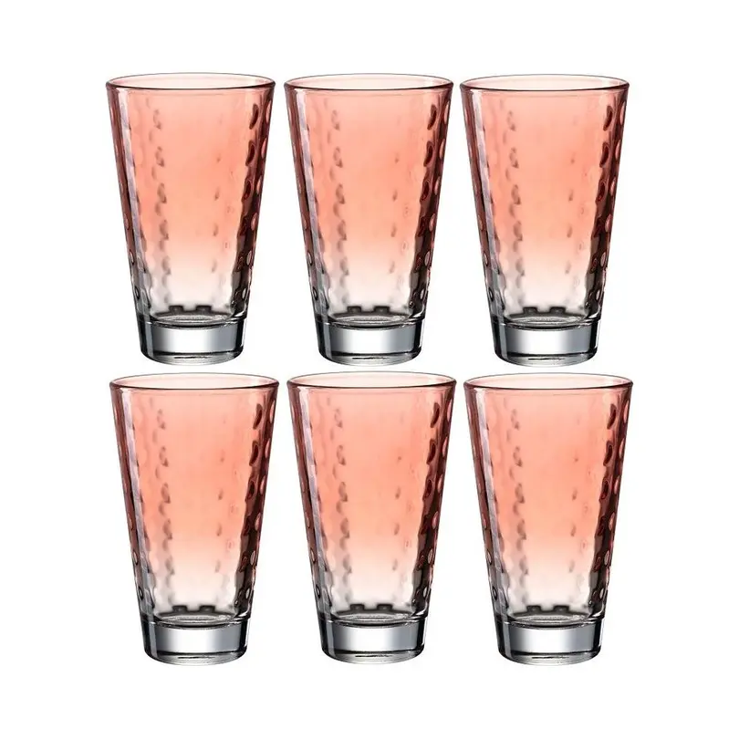 Becher 6er-Set Optic Pastell