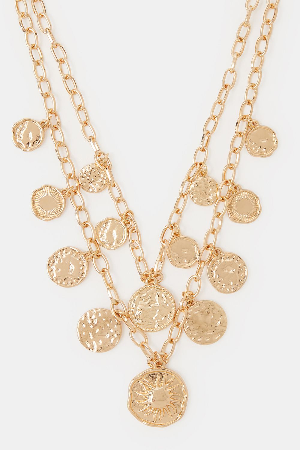 Accessorize 2-Pack Coin Charm Necklaces