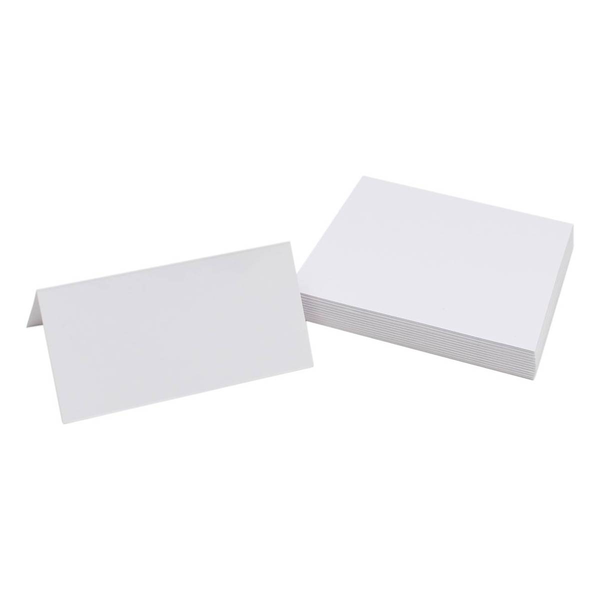 White Place Cards 50 Pack