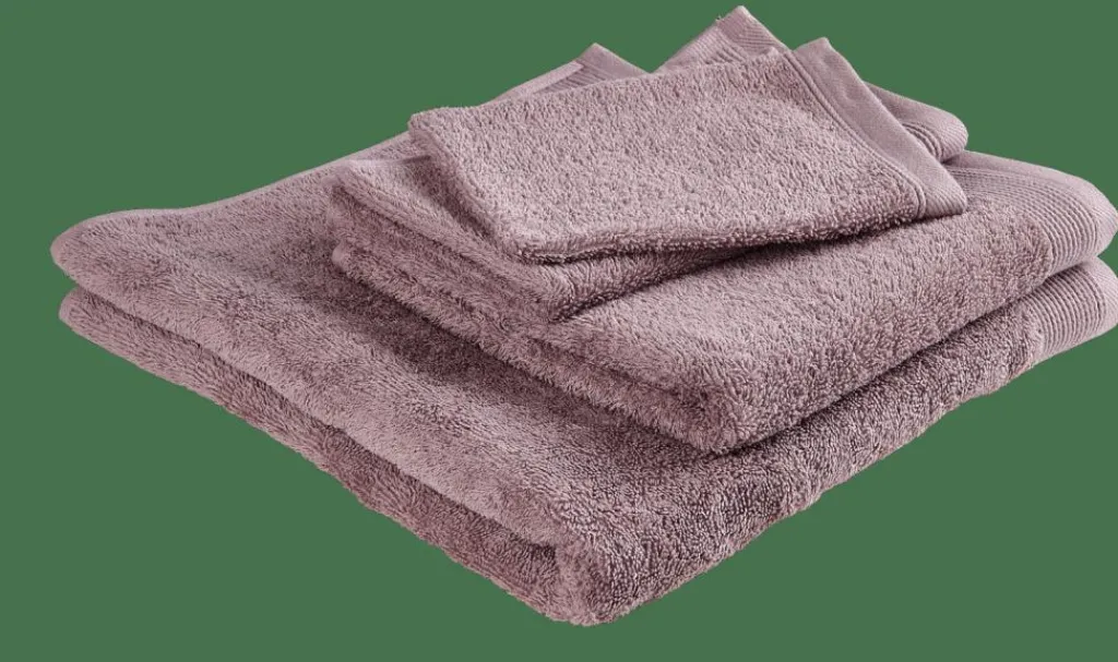 Serviettes D&rsquo;Hôtes^CASA RECYCLE Serviette D&rsquo;hôte Mauve