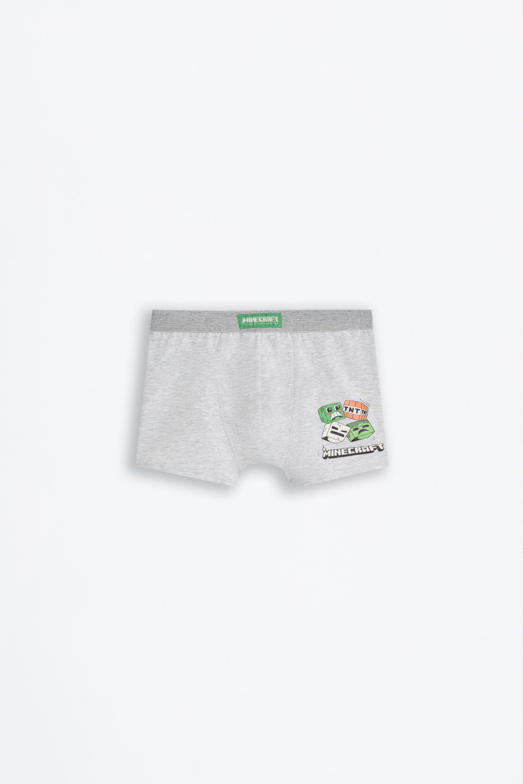 Pack 3 calzoncillos bóxers Minecraft