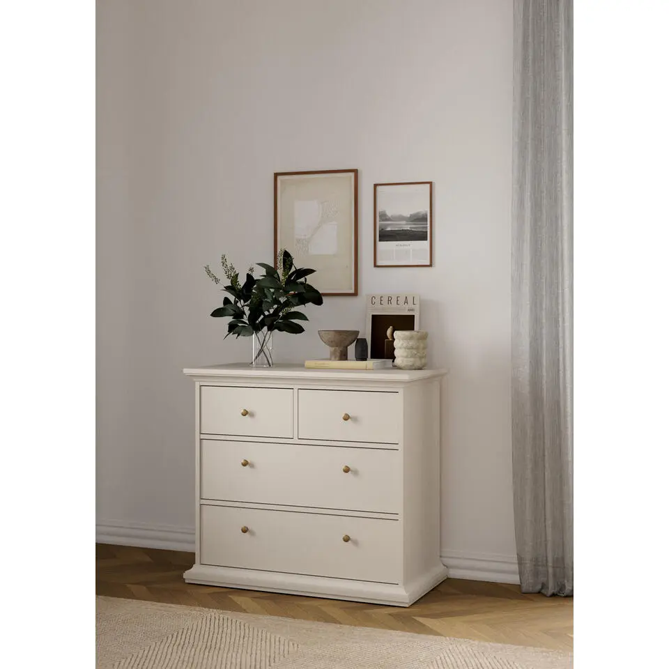 Ladekast Beige - 100x90x50cm - Paris