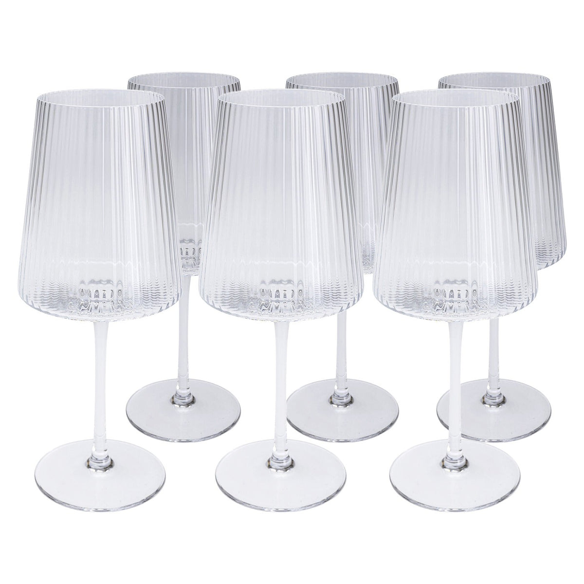 Kare Design Wijnglazen Riffle (6/set)