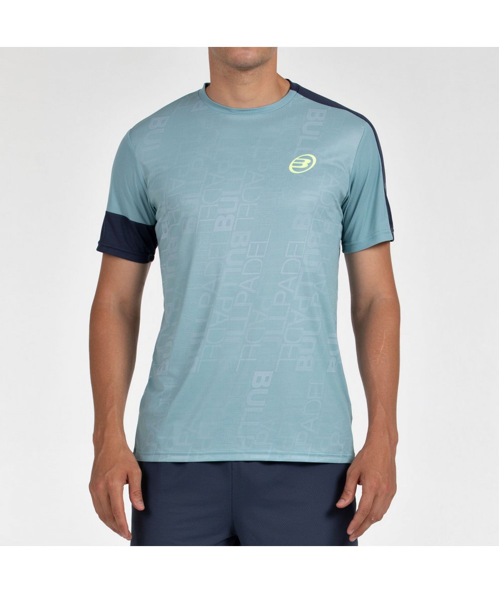 CAMISETA BULLPADEL LEIDO VERDE AZULADO