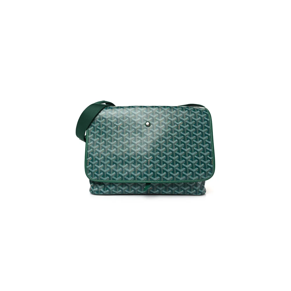 Goyardine Capetien Messenger Bag Green