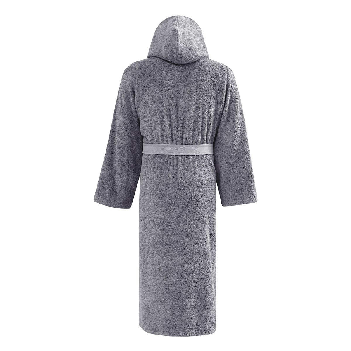 BOXER - Peignoir à capuche uni 420gr/m²  ardoise L