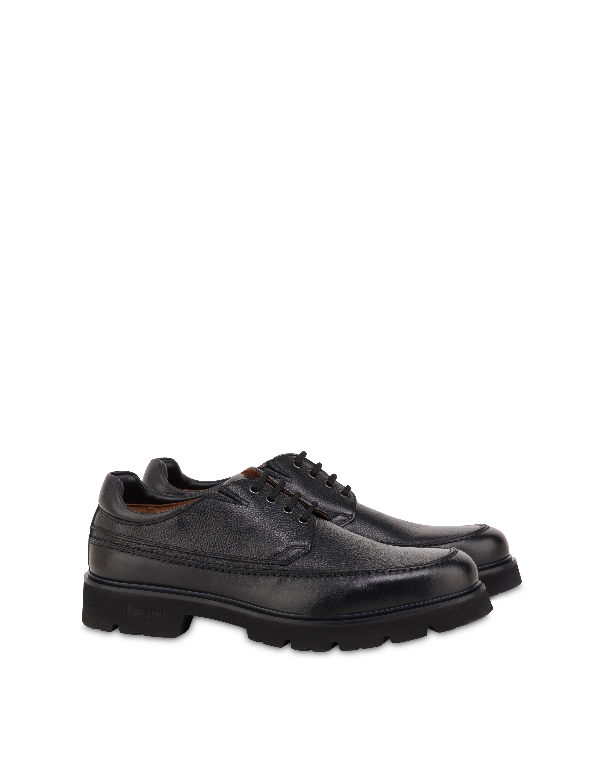 Derby George In Vitello Granato Nero/nero