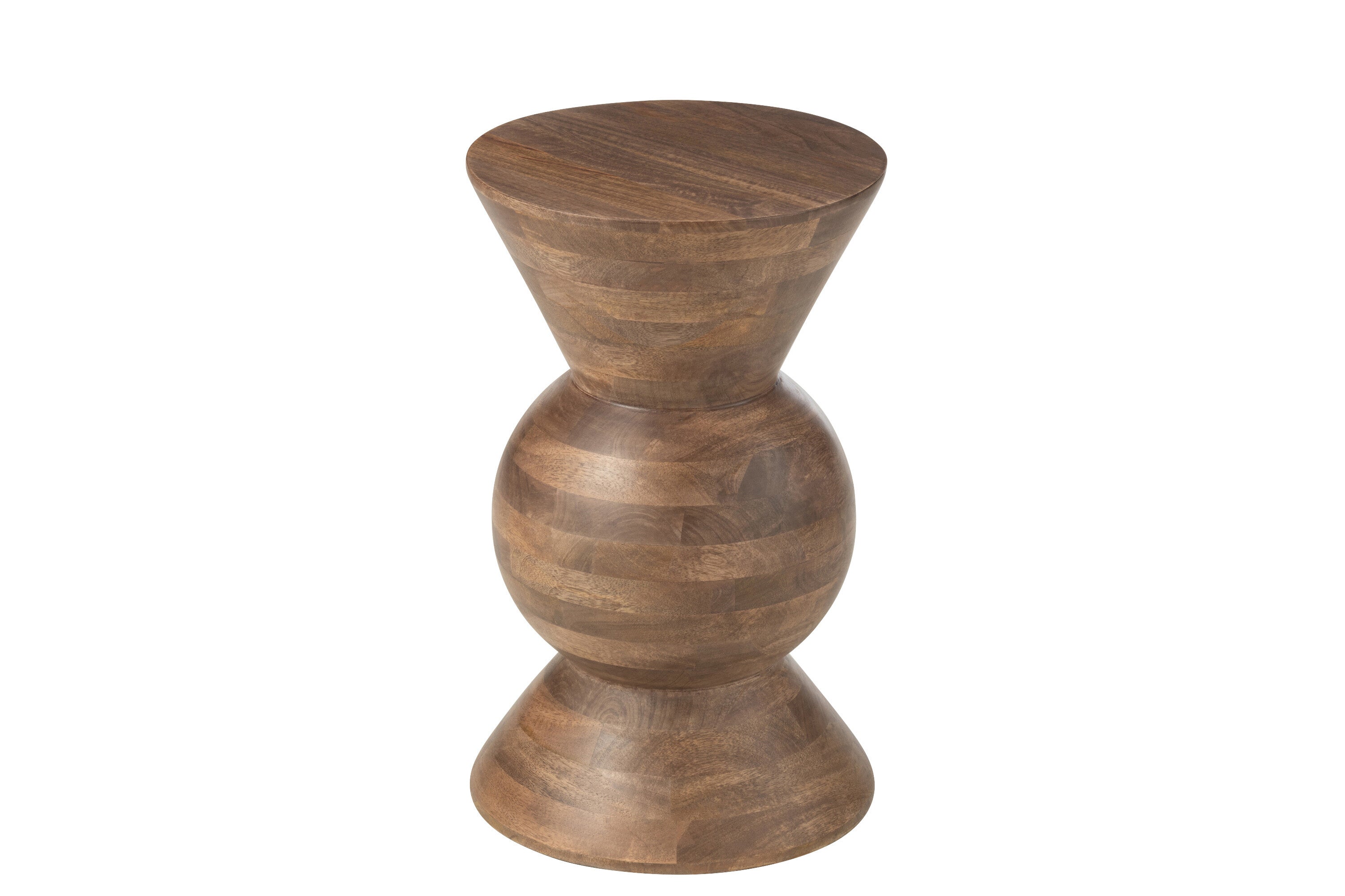 J-Line bijzettafel Candy - hout - bruin
