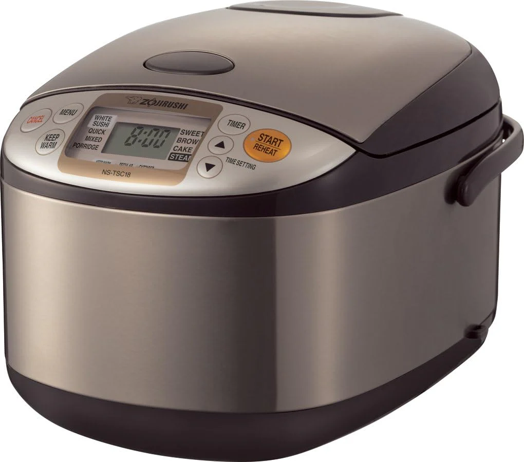 Rice Cooker and Warmer, 1.0-Liter, Stainless Brown(10 cups/Rice Cooker)