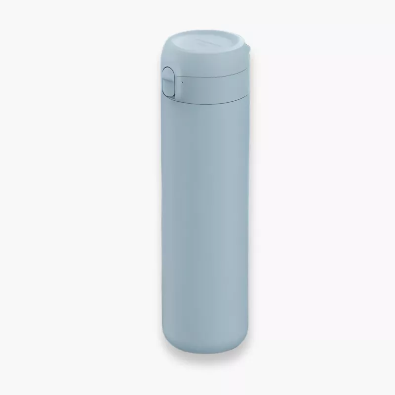 Kubek termiczny termos z zaparzaczem BERGHOFF LEO 700 ml błękitny stalowy