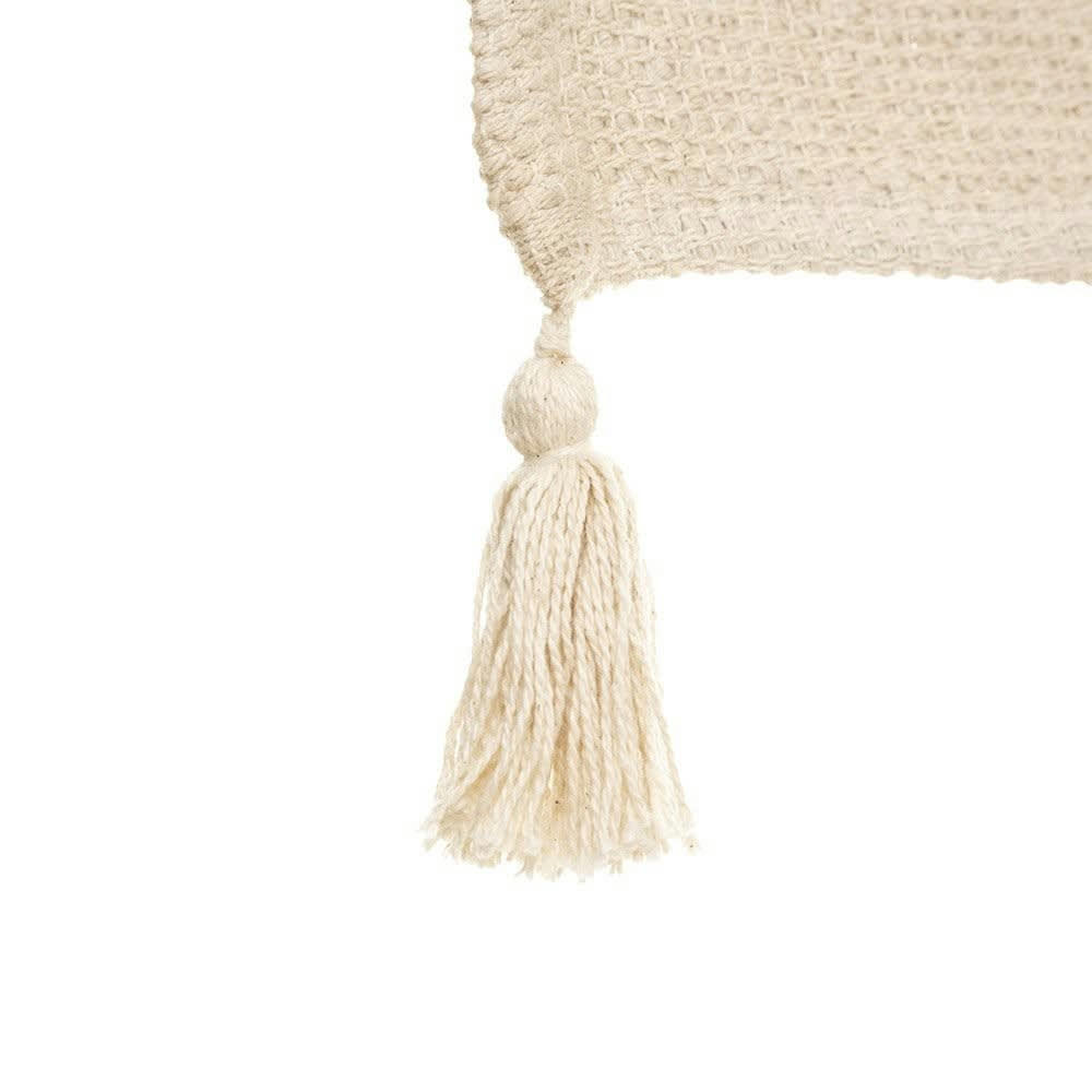 - Tapis tête d'ourson en 3d coton beige ficelle 90x60cm