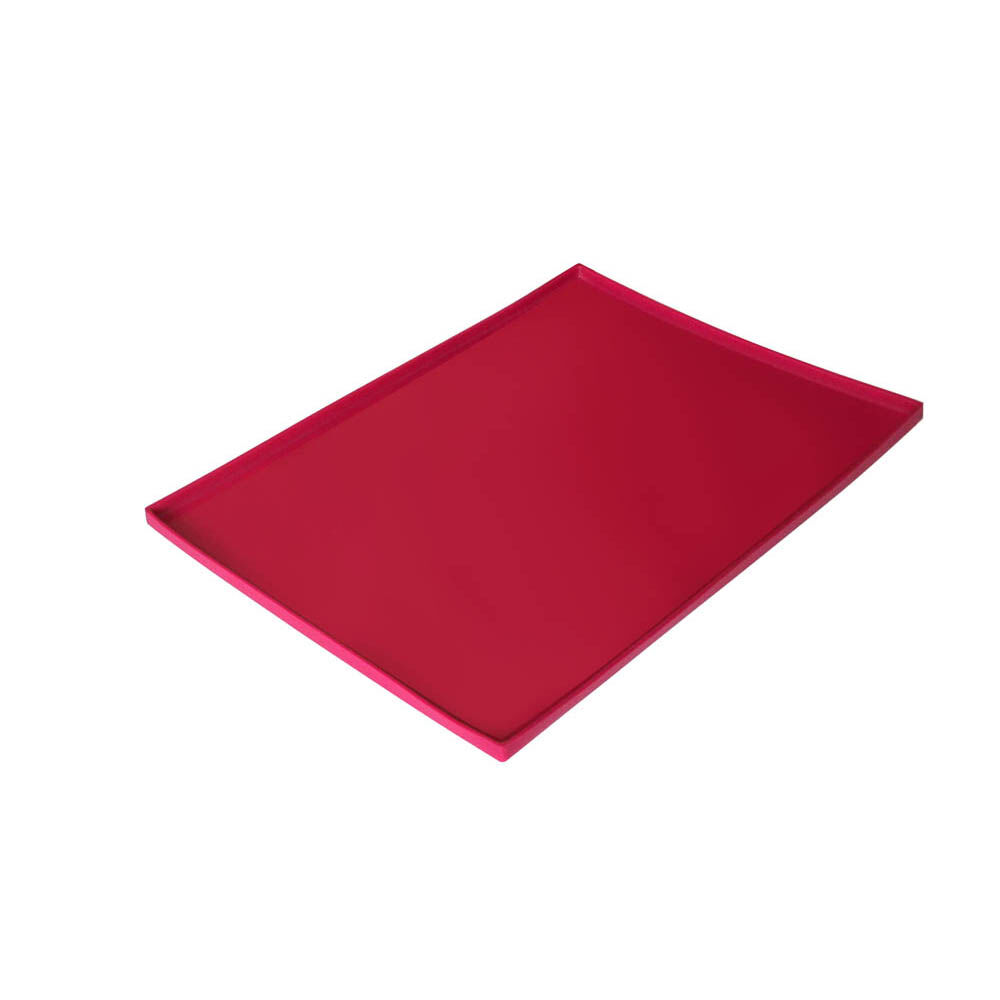 Plaque de cuisson en silicone rose