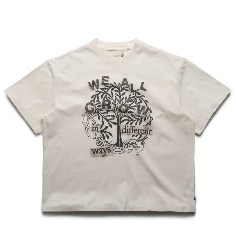 Honor The Gift We All Grow Tee - White
