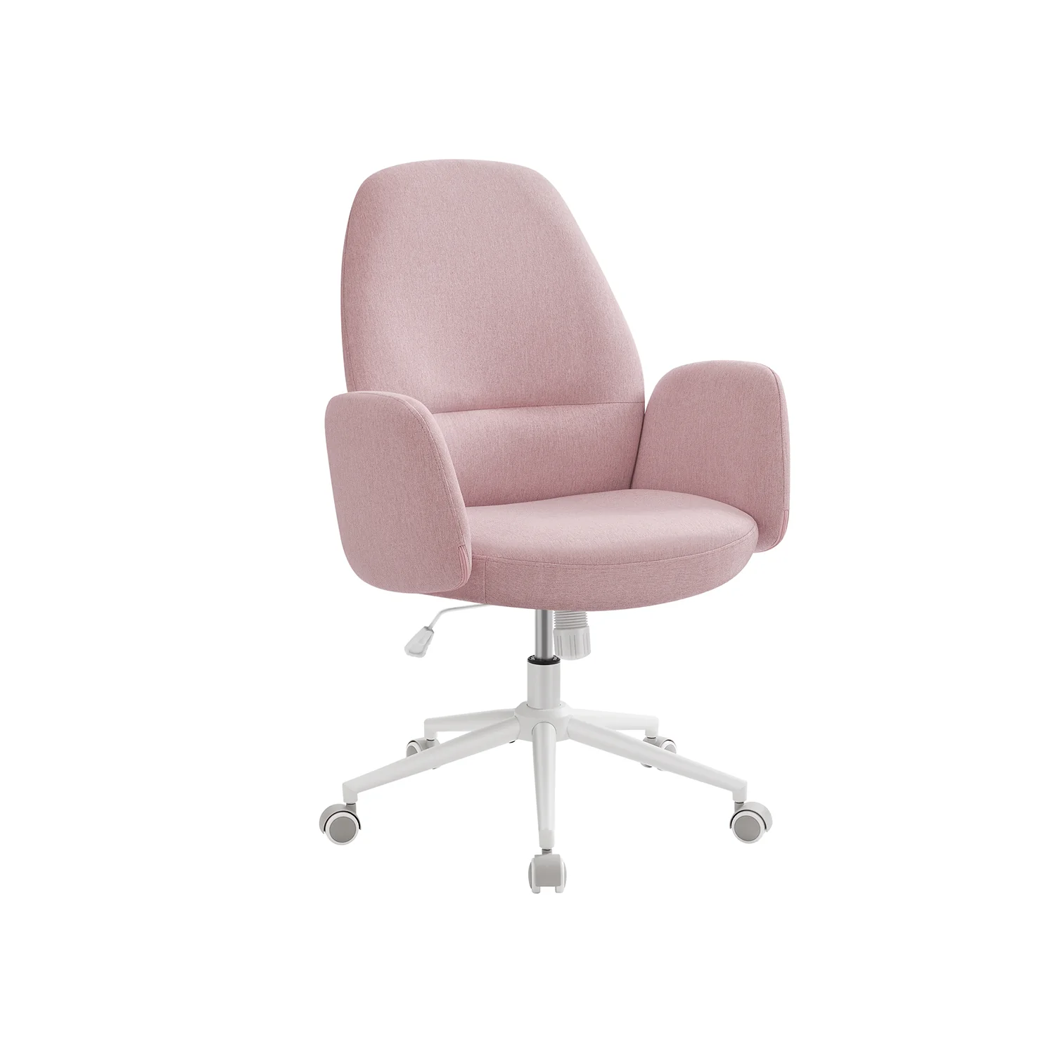 Chaise de bureau tissu coton-lin