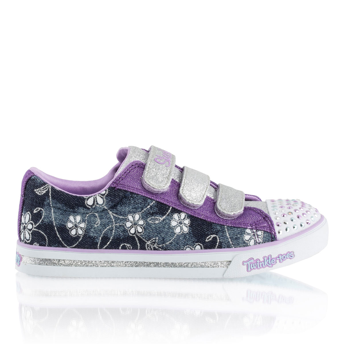 Russell & Bromley SPARKLE G Triple Velcro Sneaker