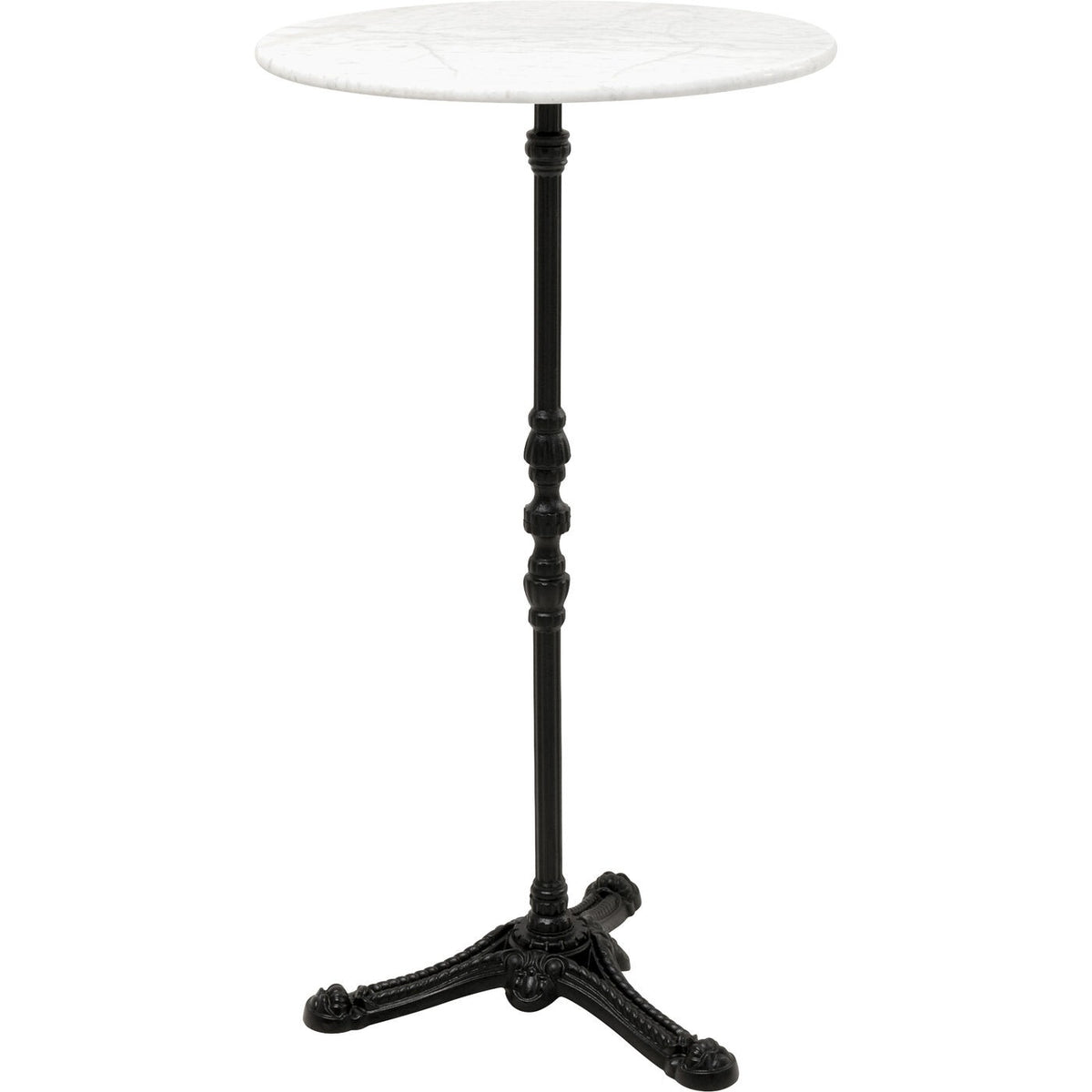 Kare Design Bartafel Bistrot Ø60cm wit marmer
