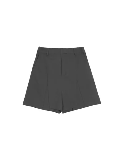 Pleats Layered Detail Shorts - 25WDB282D