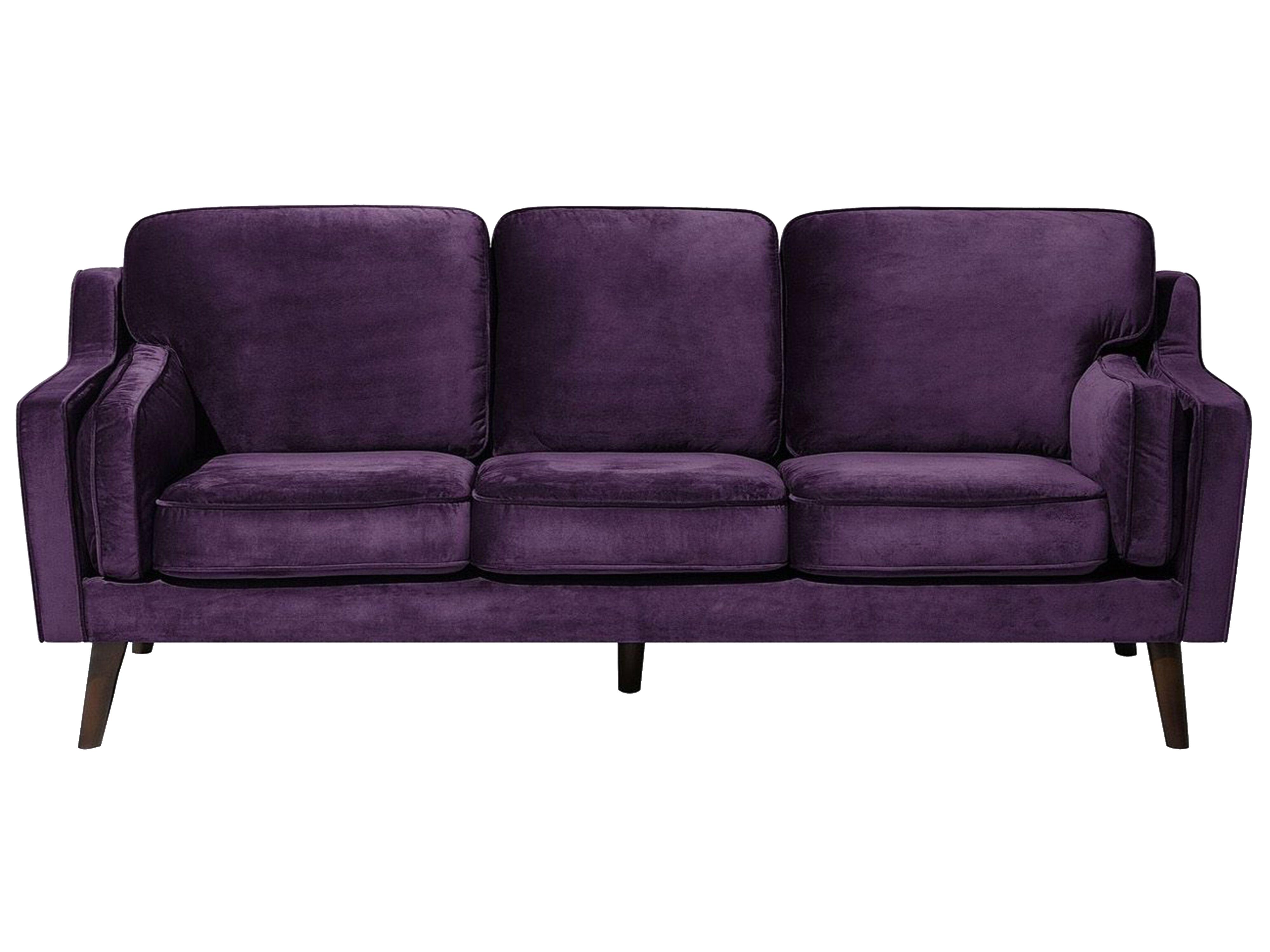 Sofa 2 Seater LOKKA Velvet Purple