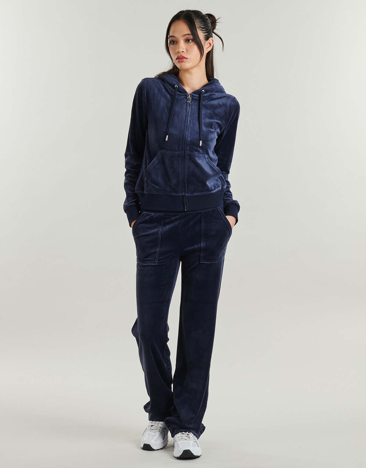 Juicy Couture - Del Ray Straight Leg Track Pant With Pocket - Marine