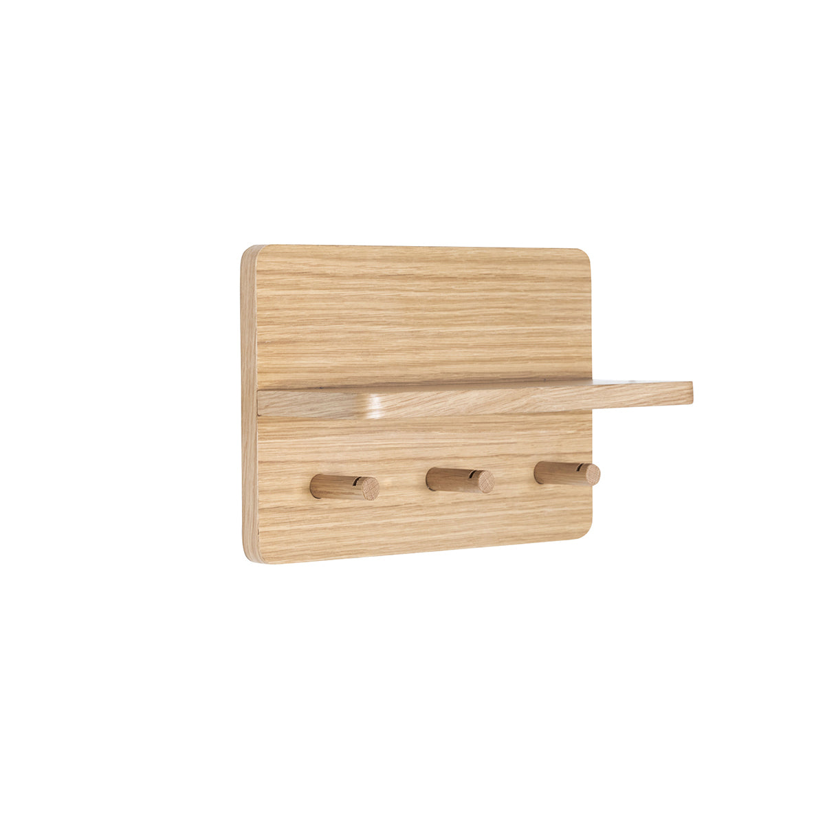 Hübsch kapstok Space - mdf/eikenfineer - 30x12xh20cm