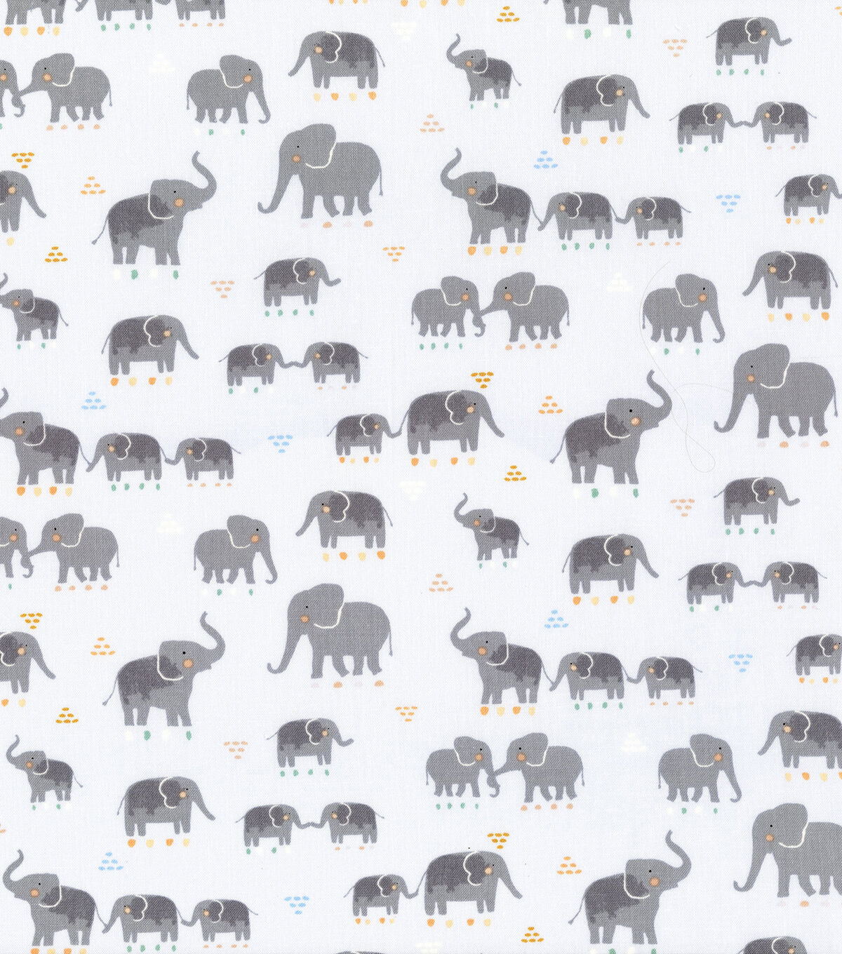 Hi Fashion Safari Elephants Premium Cotton Fabric
