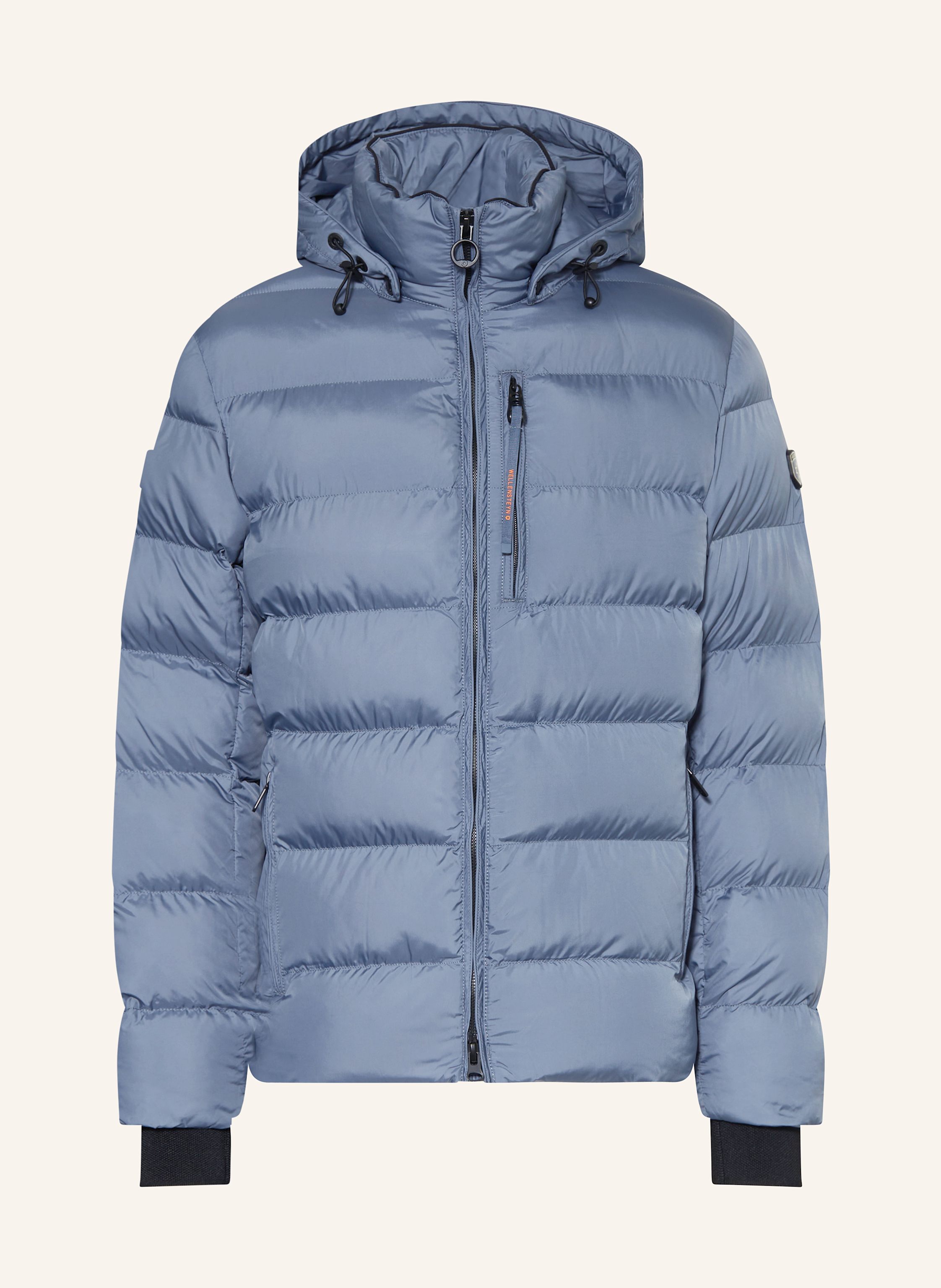 WELLENSTEYN Steppjacke BLACKBIRD mit DUPONT™ SORONA®-Isolierung und abnehmbarer Kapuze