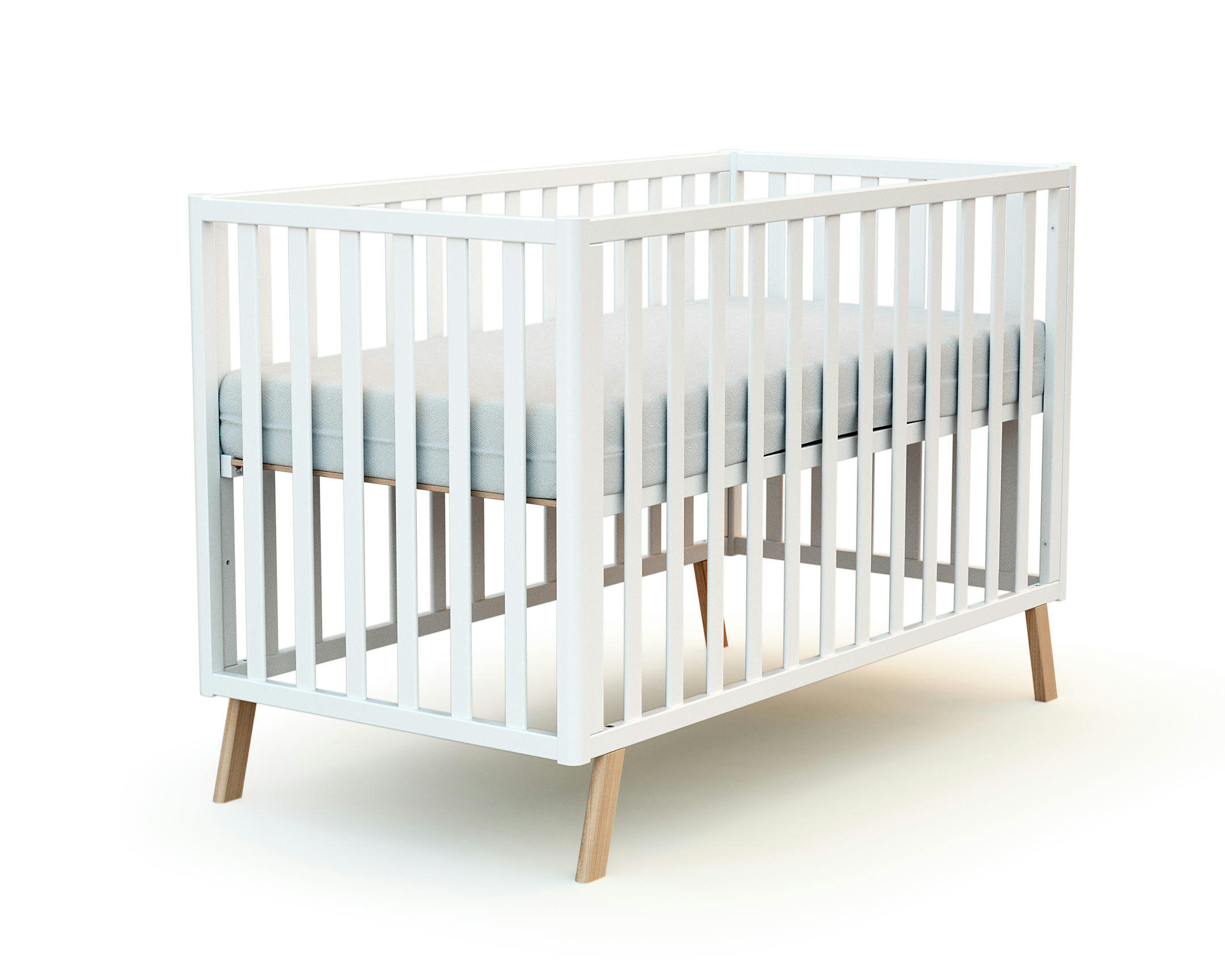 - Lit bébé 60x120 blanc