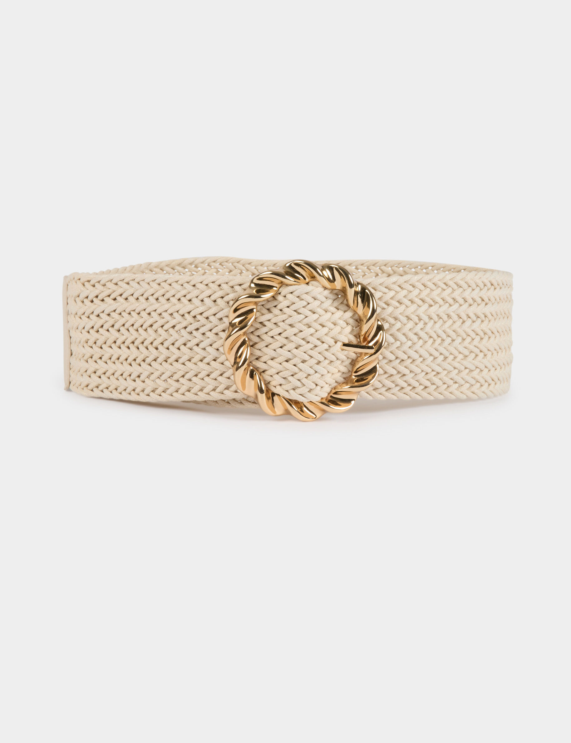 Braided Belt Ivory Women