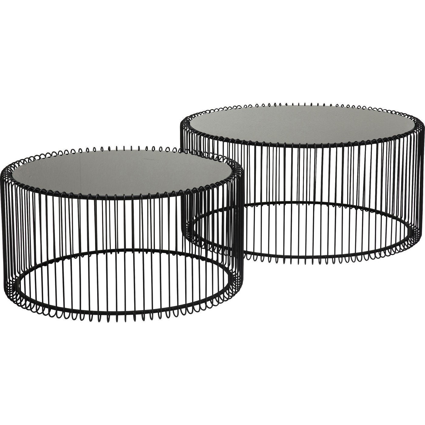 Kare Design Salontafel Wire Zwart (2/Set)