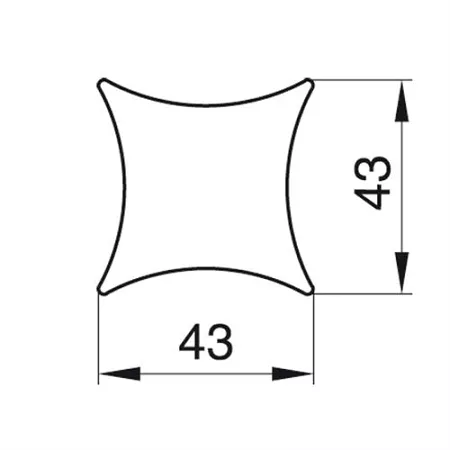 Wykrawacz 4,3 cm Smolik - Diament 4SS.310/V