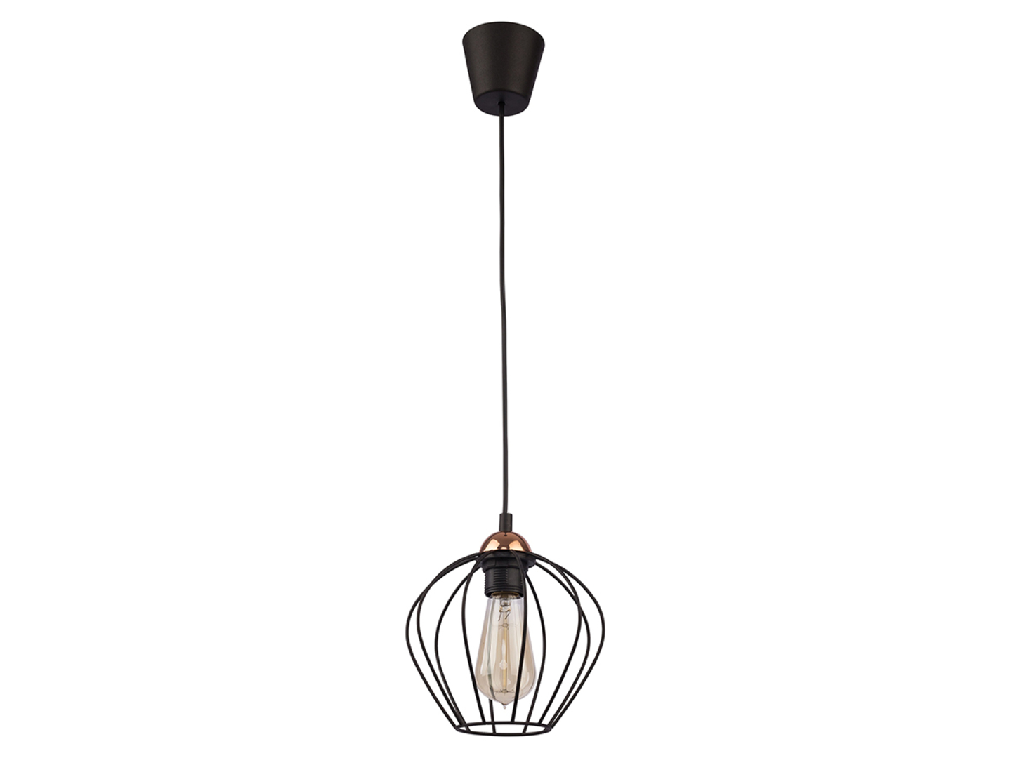 Lampa wisząca Galaxy metalowa czarna