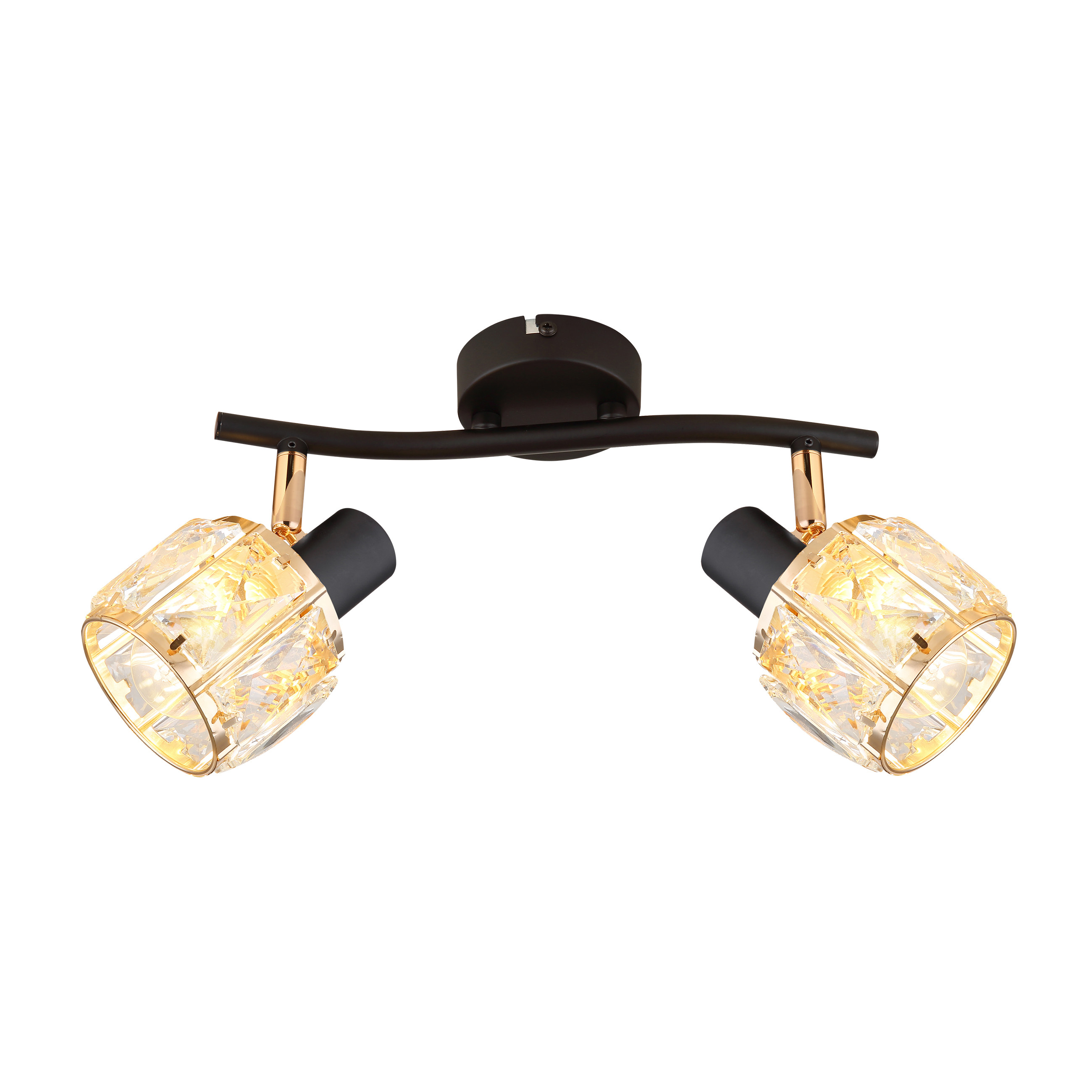 Lampa sufitowa Dubai czarna 2xE14x40W Candellux