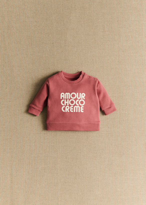 Amour Choco Crème Sweat-Shirt